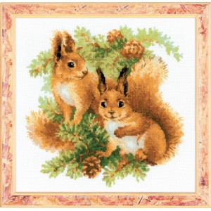 Borduurpakket Squirrels -...