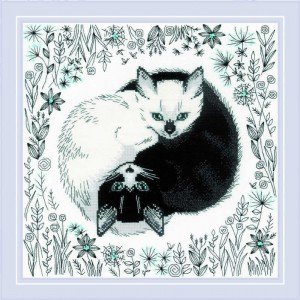 Borduurpakket Yin and Yang...