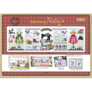Borduurpatroon Sewing Room...