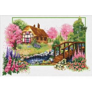 Pre-printed cross stitch...