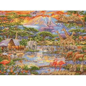 Borduurpakket Wild Africa -...