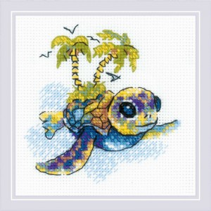 Borduurpakket Little Turtle...