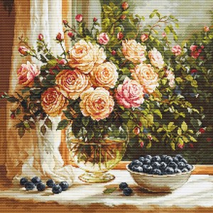 Cross stitch kit Vase with...