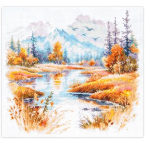 Cross stitch kit Silence...