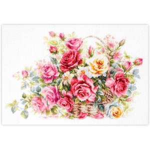 Cross stitch kit Basket...
