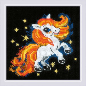 Borduurpakket Fiery Poal -...