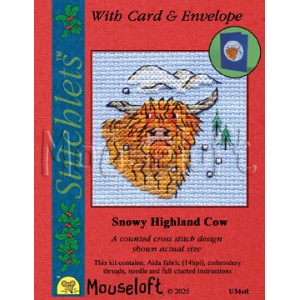 Cross stitch kit Snowy...
