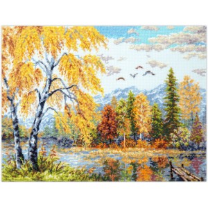Cross stitch kit Golden...