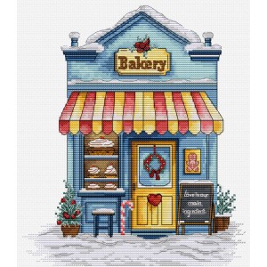 Cross stitch kit Bakery -...