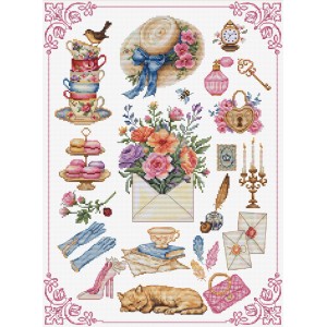 Borduurpakket Beauty  - Luca-S
