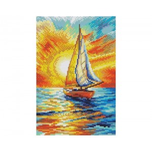 Borduurpakket Sails in the...