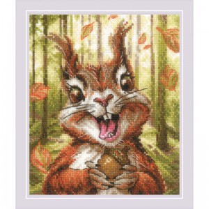 Cross stitch kit Nutty...