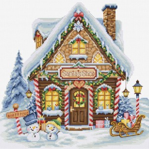 Cross stitch kit  Santa’s...
