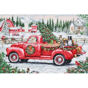 Cross stitch kit Red...