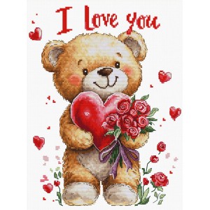 Cross stitch kit Bouquet of...