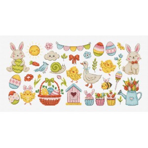 Cross stitch kit Easter...