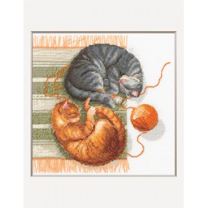 Borduurpakket Cats and...