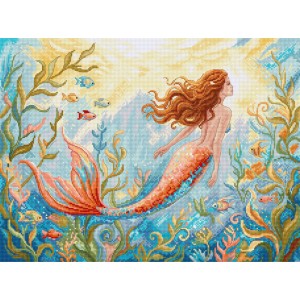 Cross stitch kit Mermaid...