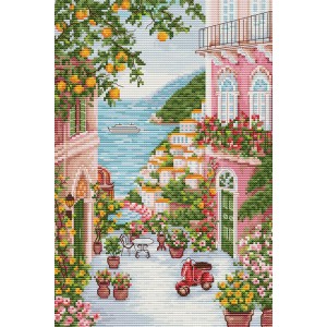 Cross stitch kit Positano,...