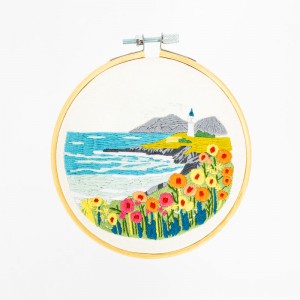 Embroidery kit Wild Coast -...