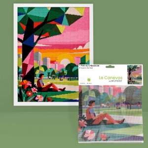 Needlepoint canvas Dusk in...