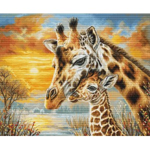Cross stitch kit Giraffe...