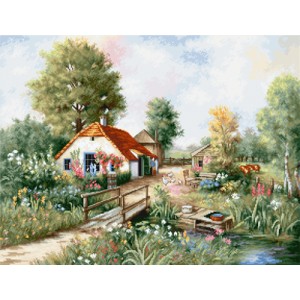 Borduurpakket Village...