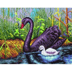 Borduurpakket Black Swan -...