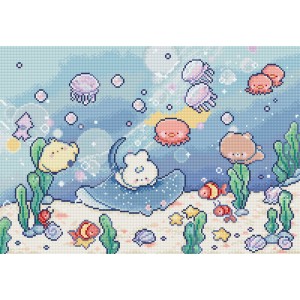 Cross stitch kit Under the...