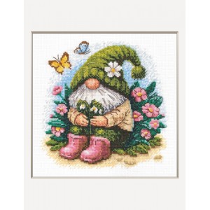 Borduurpakket Blossom Gnome...