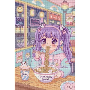 Cross stitch kit Ramen Day...