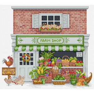 Borduurpakket Farm Shop -...