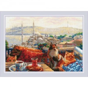 Borduurpakket Istanbul Cats...