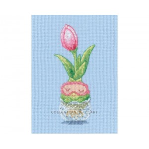 Borduurpakket Sleepy Tulip...