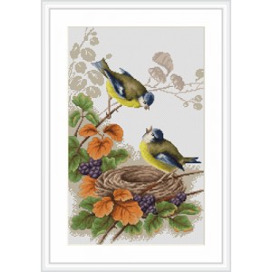 Cross Stitch Kit Birds in...
