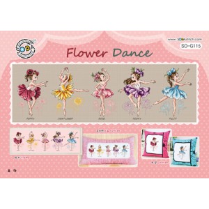 Borduurpatroon Flower Dance...