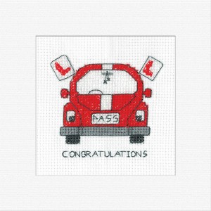 Cross stitch kit Card -...