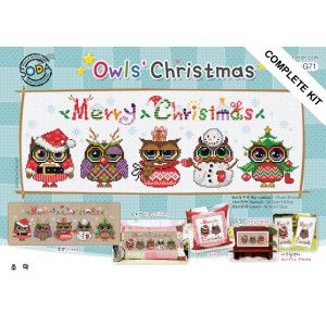 Cross Stitch Kit Owls'...
