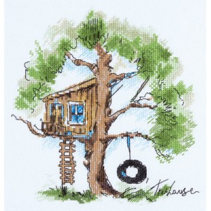 Borduurpakket Tree House -...