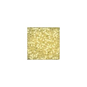 Frosted beads Ivory Creme -...