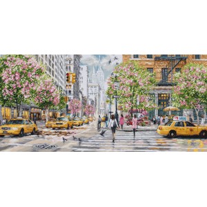 Cross stitch kit New York -...