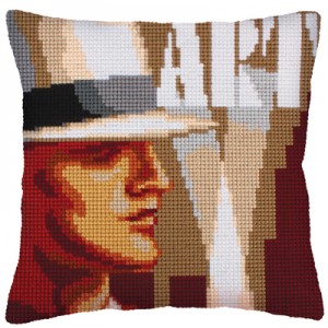 Kussen borduurpakket Art...