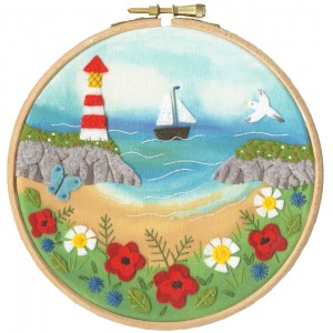 Felt embroiderykit Bothy...