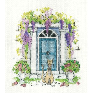 Cross stitch kit Wisteria...
