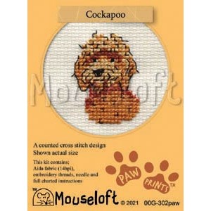 Cross stitch kit Cockapoo -...