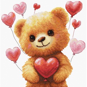 Cross stitch kit Love in...