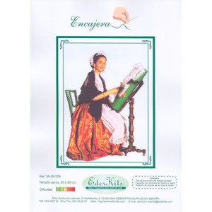 Borduurpatroon Lace Worker...