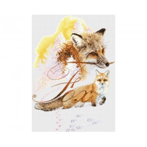 Cross stitch kit Fox - RTO