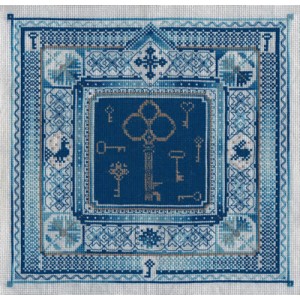 Borduurpakket Blue Keys -...