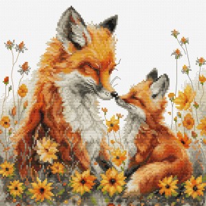 Cross stitch kit Tenderness...
